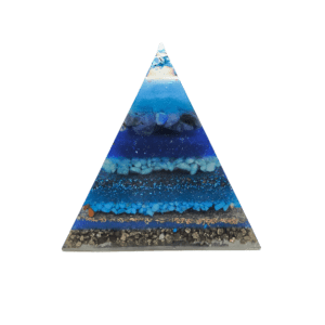 Orgonite pyramide True Blue